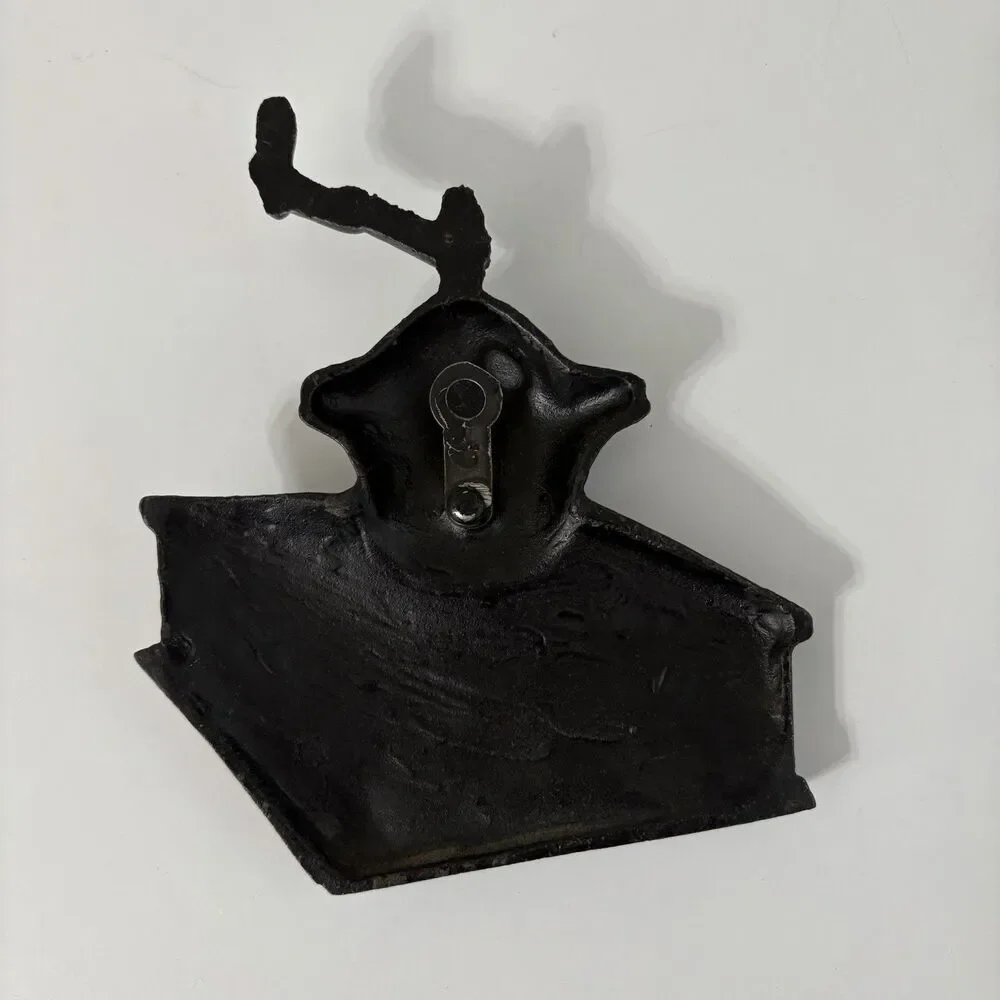 Vintage Sexton Black Cast Metal Wall Plaque MCM Kitchen Decor Coffee Grinder